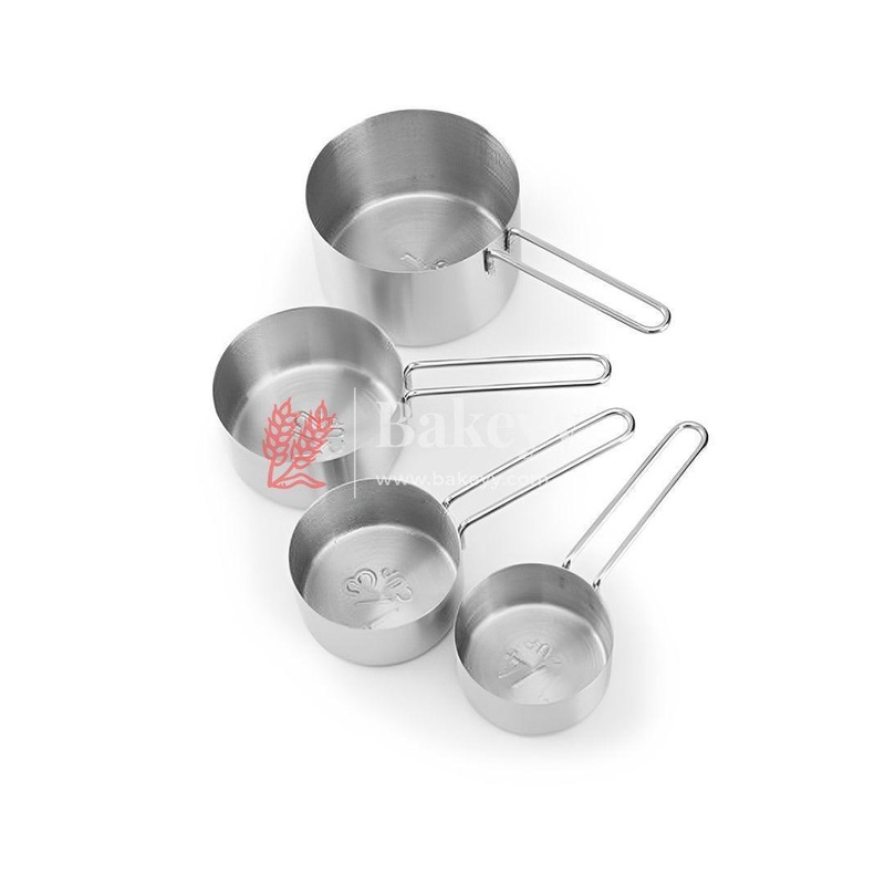 4 Piece Measuring Cup Set Stainless Steel