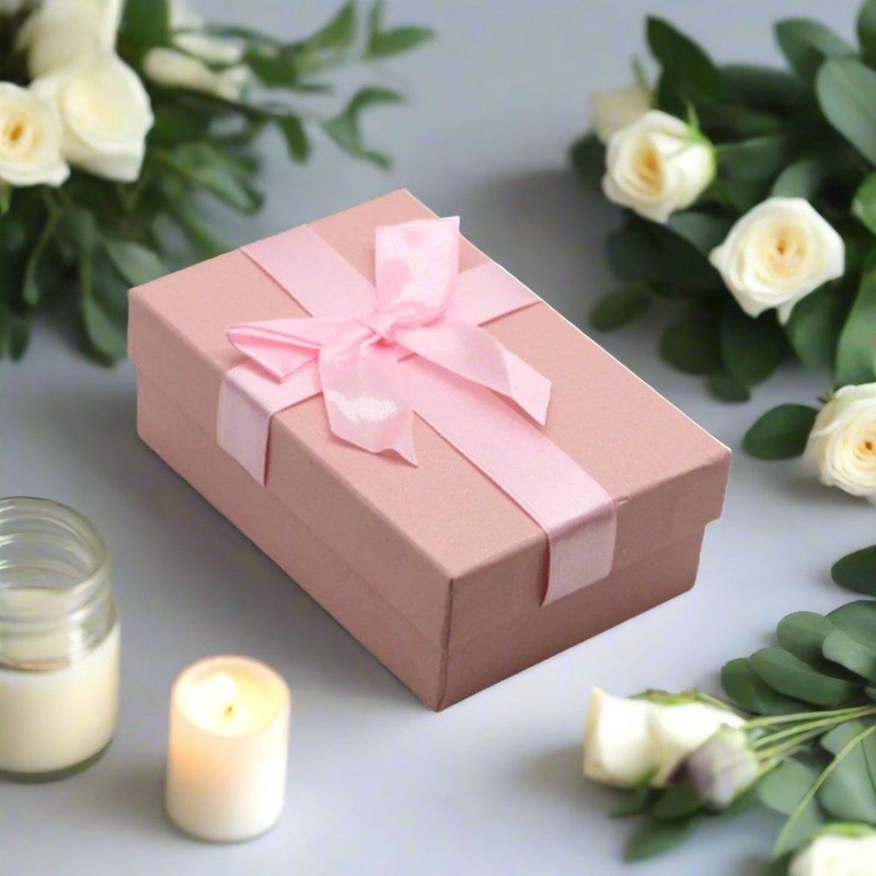 6 Cavity Hard Chocolate Box | Pink Colour