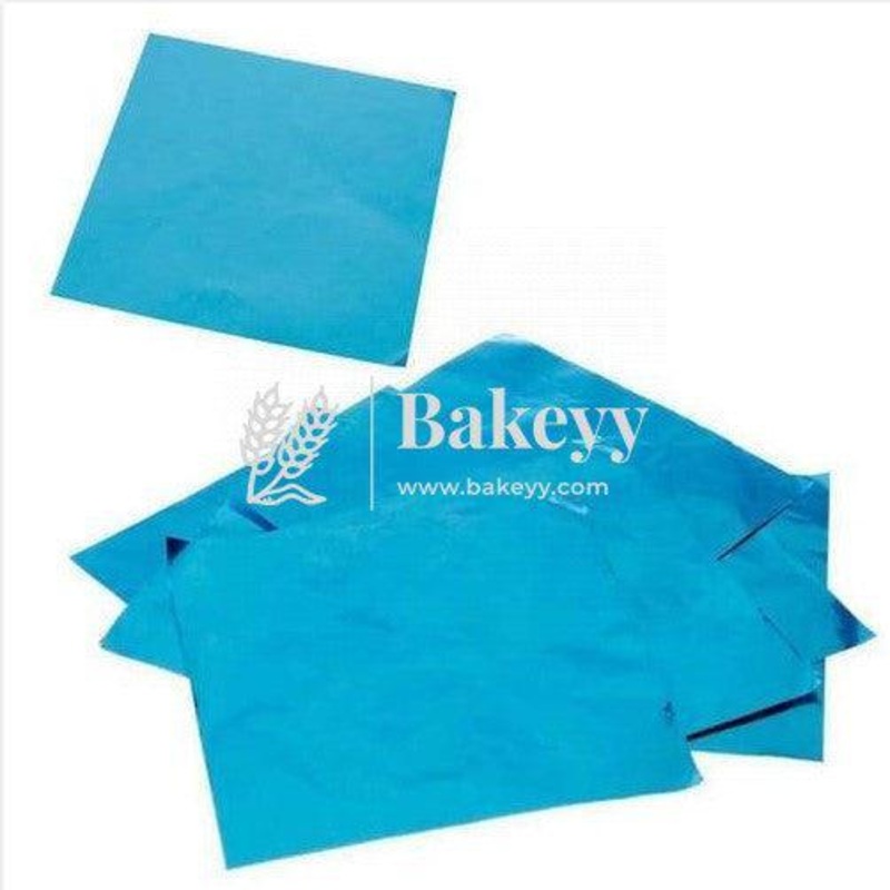 Aluminium Chocolate Wrappers |  Blue Colour | Pack Of 200