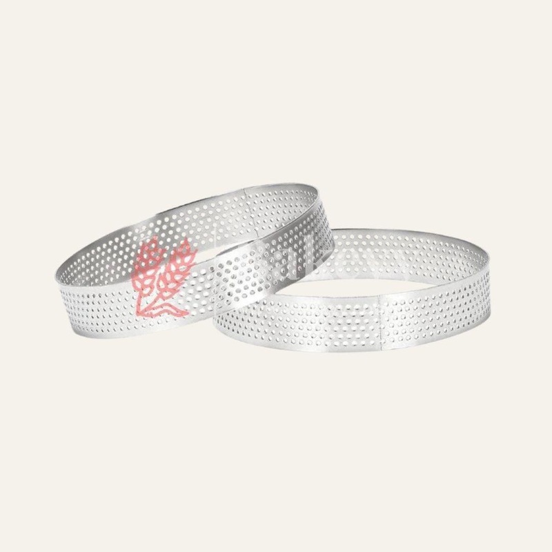 Perforated Round Tart Ring | Round  | Set of 3