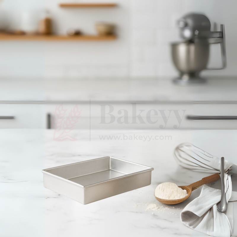 10x8x1" Rectangular Aluminium Cake Mould