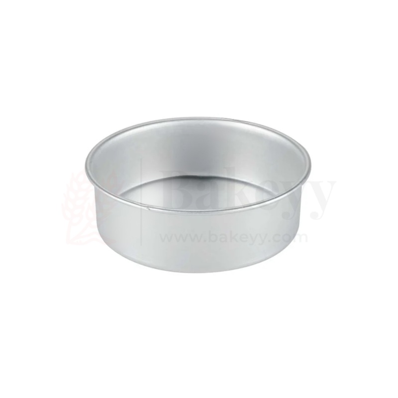 3x3" Round Aluminium Cake Mould