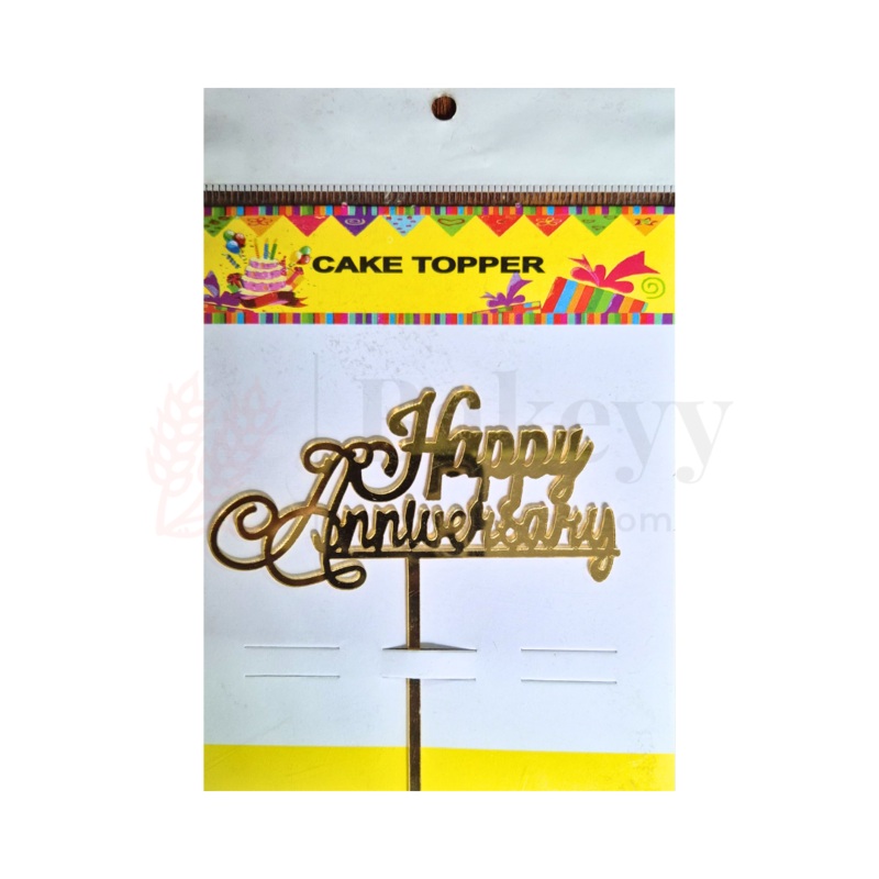 4" inch Happy Birthday Cake Topper - D25