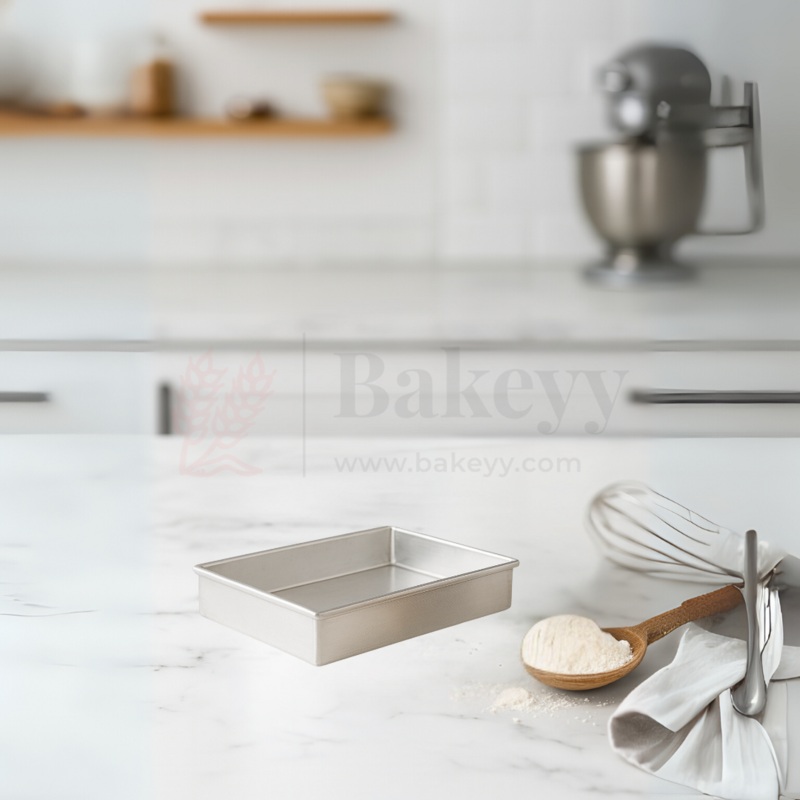 8x6x1" Rectangular Aluminium Cake Mould