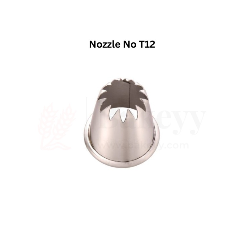 Big Nozzle No.T12  Stainless Steel Piping Tip for Cake Decoration