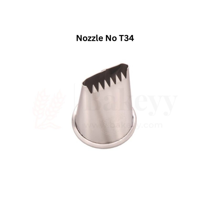 Big Nozzle No.T34  Stainless Steel Piping Tip for Cake Decoration