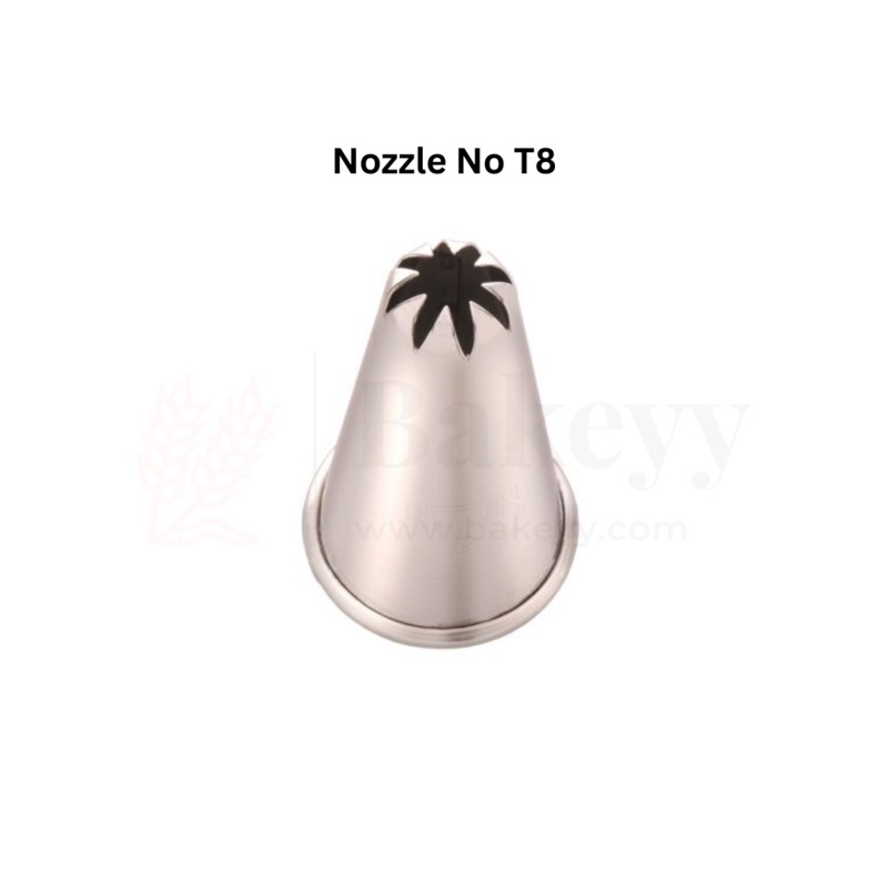 Big Nozzle No.T8  Stainless Steel Piping Tip for Cake Decoration