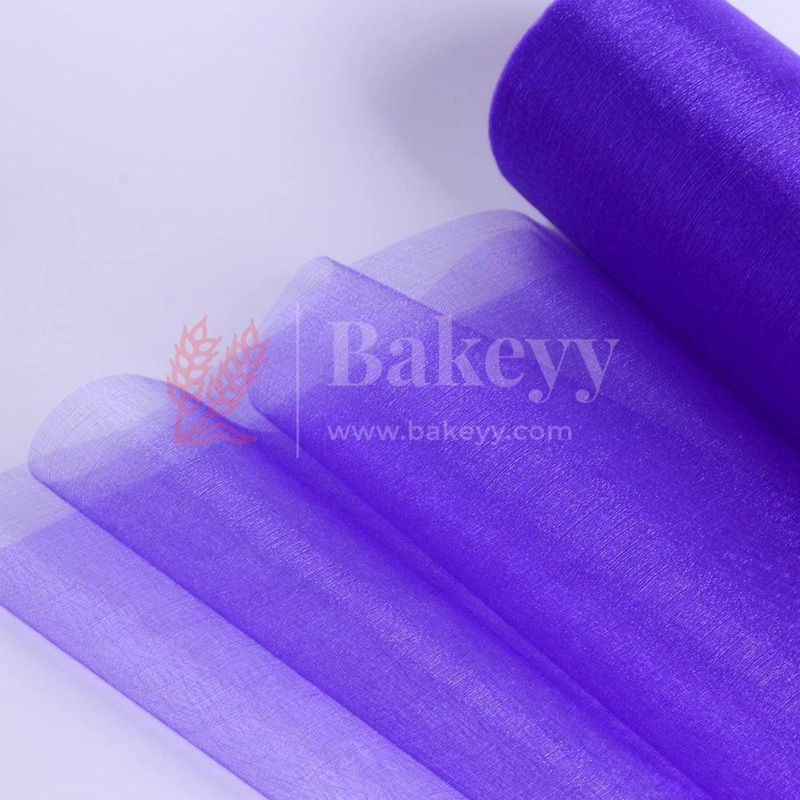 Decorative Nets for Arts and Crafts | 5 meter | Perfect as Sheer Fabric for Wedding Party Decoration, Bridal Shower, Gift Hampers