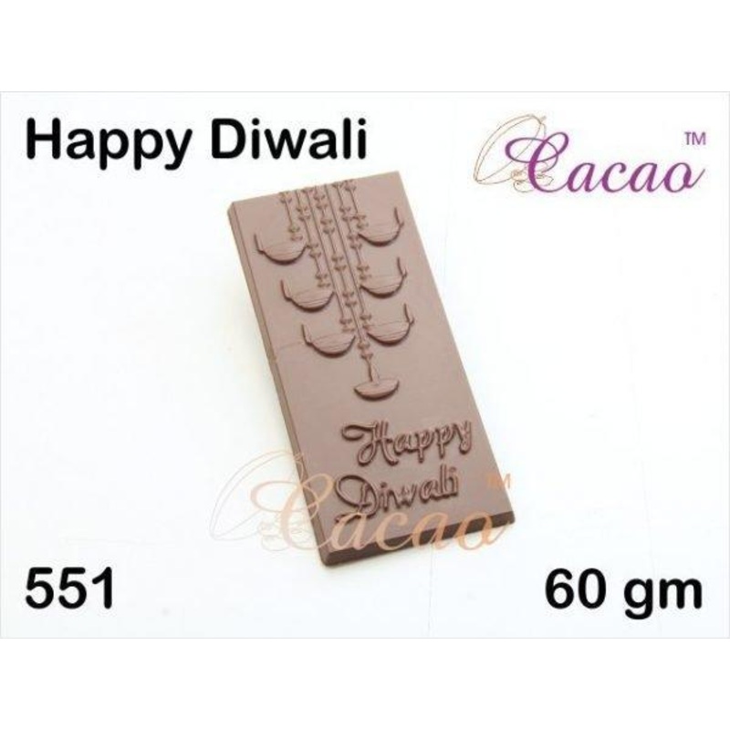Diwali Design Chocolate Bar Mould | Mould No 551