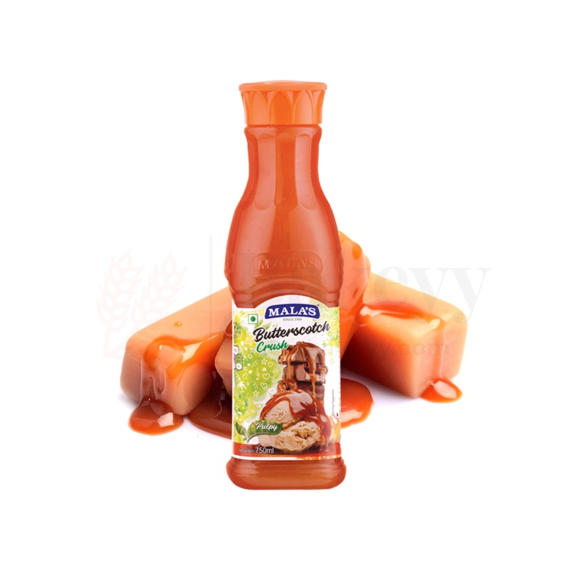 Mala's Butterscotch Flavoured Crush  Rich & Creamy | 750ml