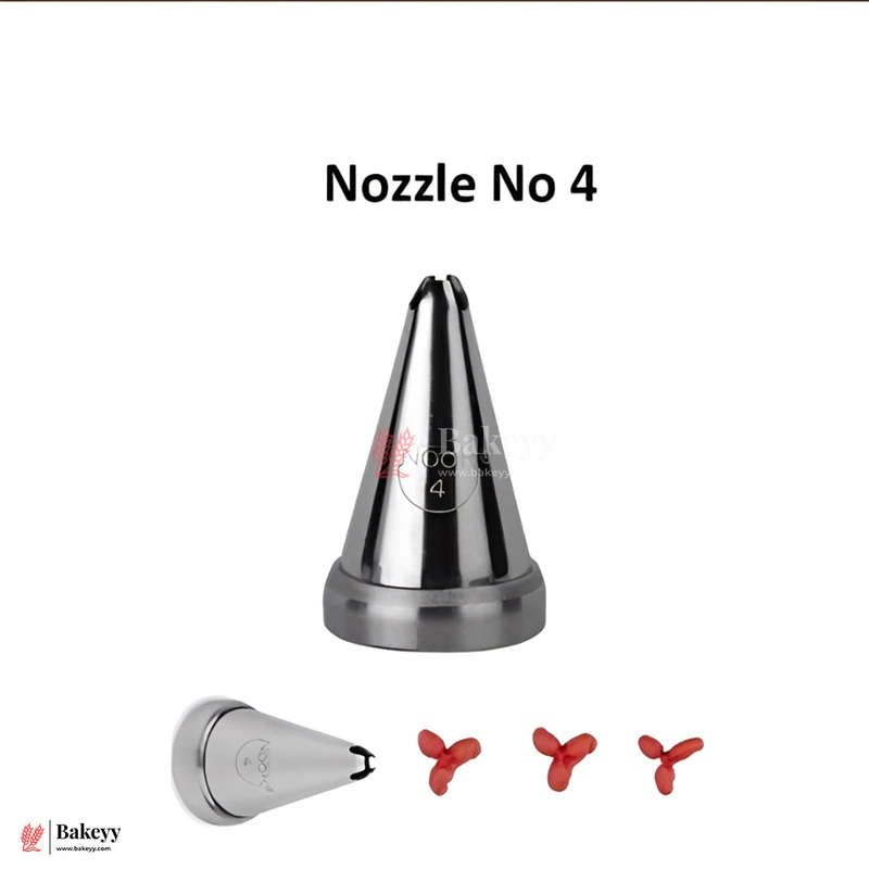Small Nozzle No. 04  Stainless Steel Piping Tip for Cake Decoration