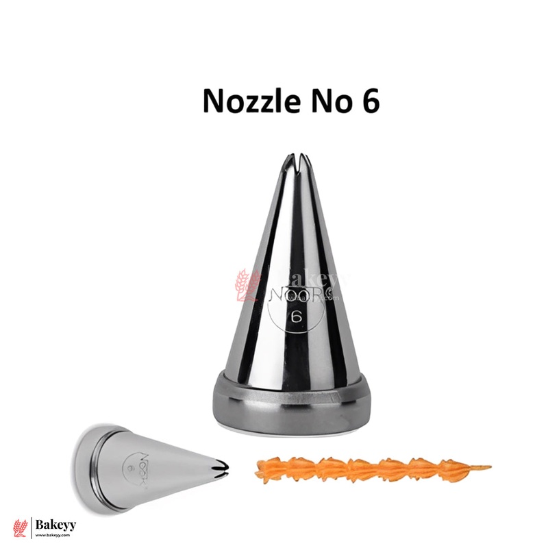Small Nozzle No. 06  Stainless Steel Piping Tip for Cake Decoration