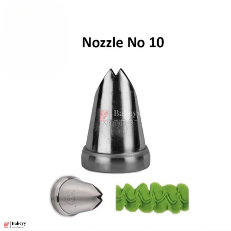 Small Nozzle No. 10  Stainless Steel Piping Tip for Cake Decoration