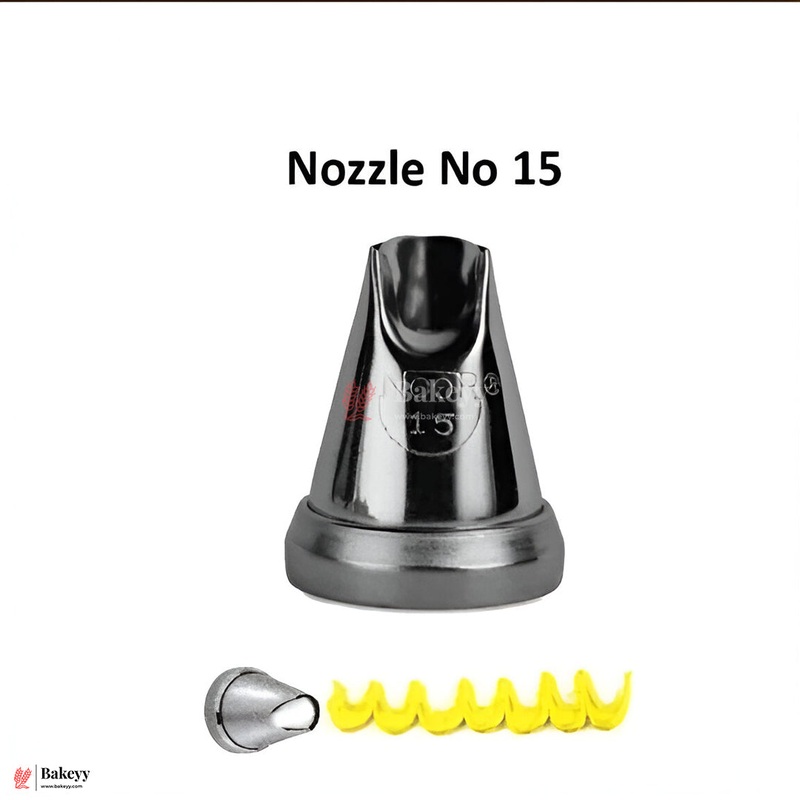 Small Nozzle No. 15  Stainless Steel Piping Tip for Cake Decoration