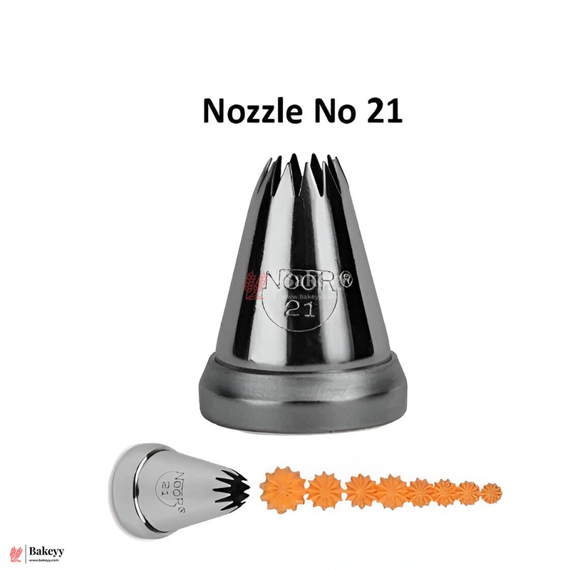 Small Nozzle No. 21  Stainless Steel Piping Tip for Cake Decoration