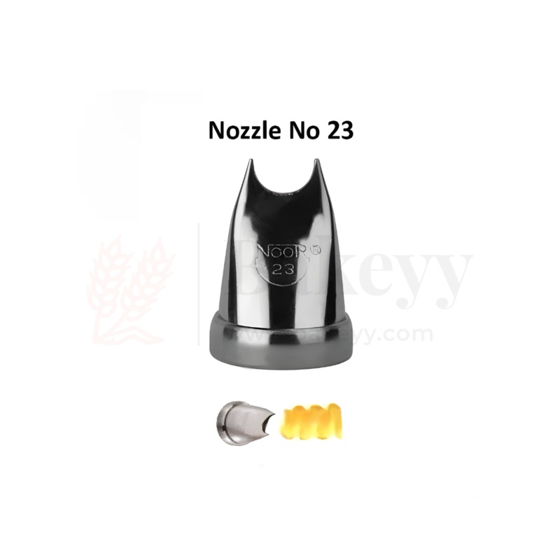 Small Nozzle No.23  Stainless Steel Piping Tip for Cake Decoration