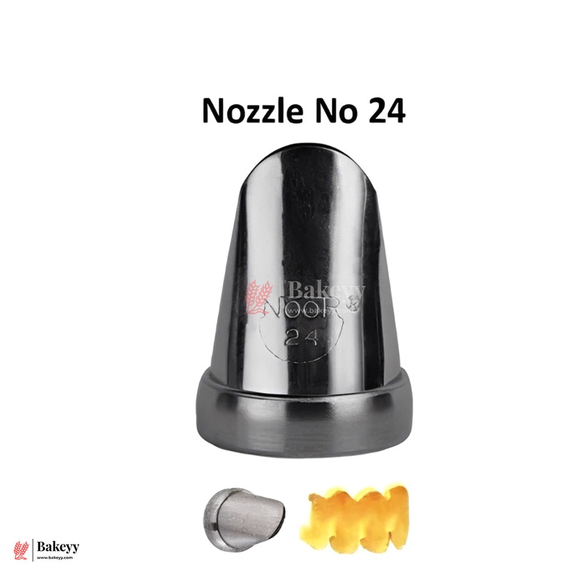 Small Nozzle No. 24  Stainless Steel Piping Tip for Cake Decoration