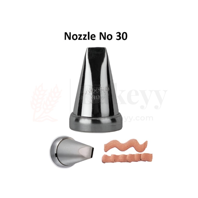 Small Nozzle No.30  Stainless Steel Piping Tip for Cake Decoration