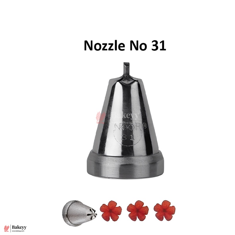 Small Nozzle No. 31  Stainless Steel Flower Piping Tip for Cake Decoration