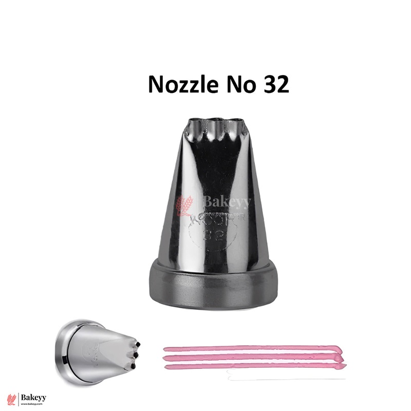 Small Nozzle No. 32  Stainless Steel  Piping Tip for Cake Decoration