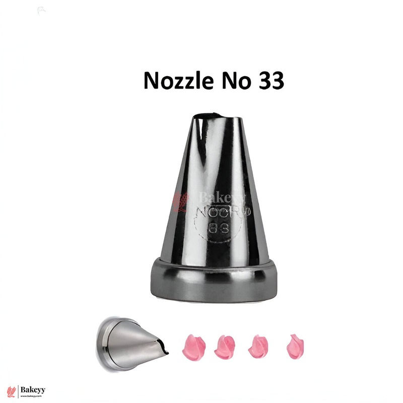 Small Nozzle No. 33  Stainless Steel Flower Piping Tip for Cake Decoration