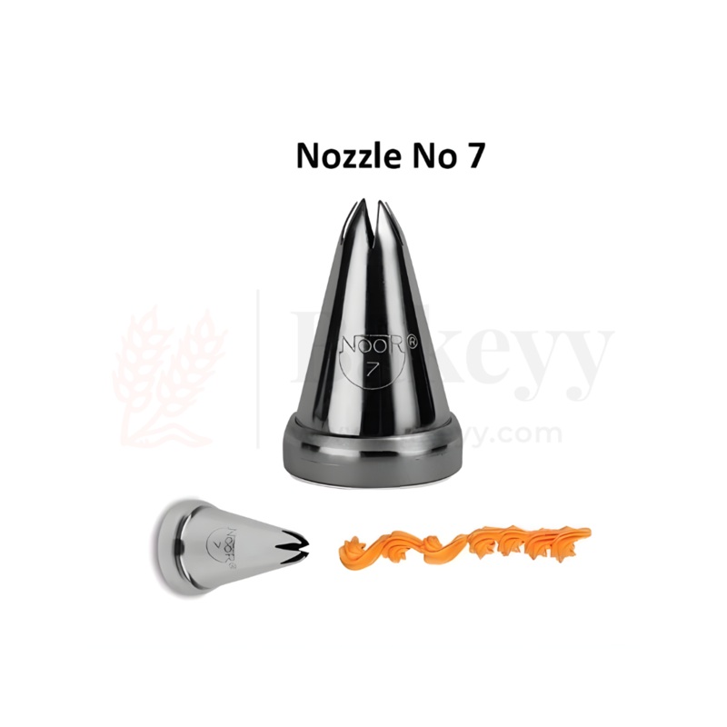 Small Nozzle No.7  Stainless Steel Piping Tip for Cake Decoration