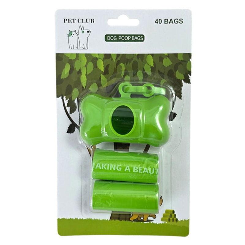 2-Pack Dog Waste Bag Rolls with Dispenser