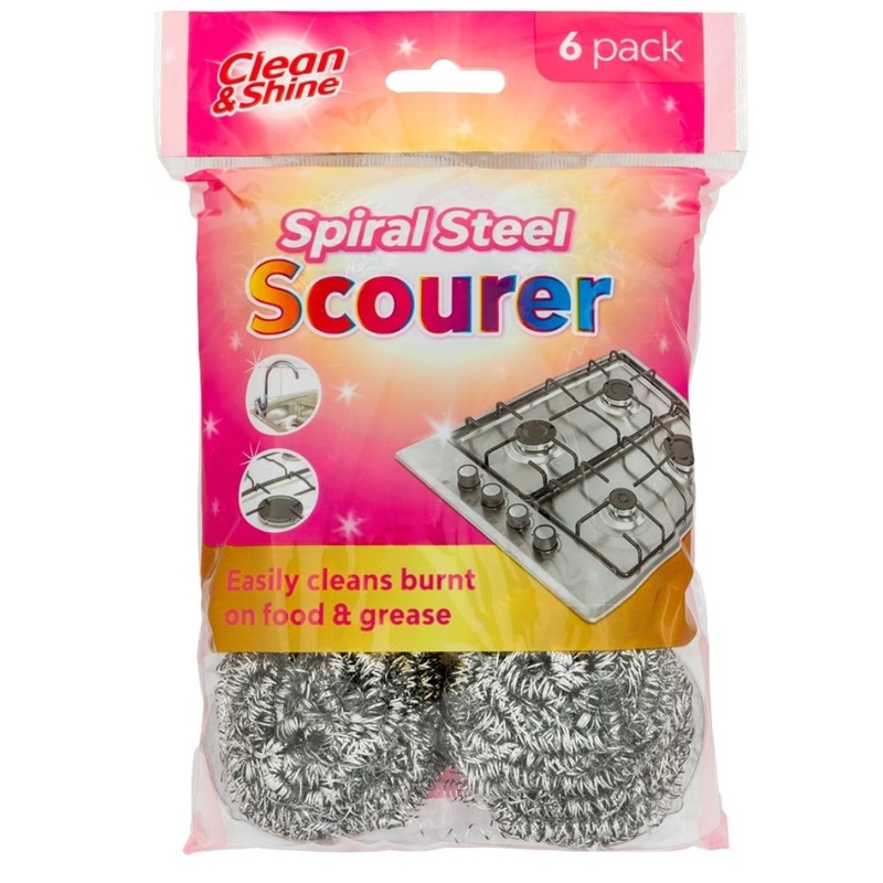 6-Pack Spiral Scourer Set
