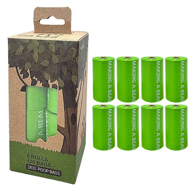 8-Pack Dog Waste Bag Rolls