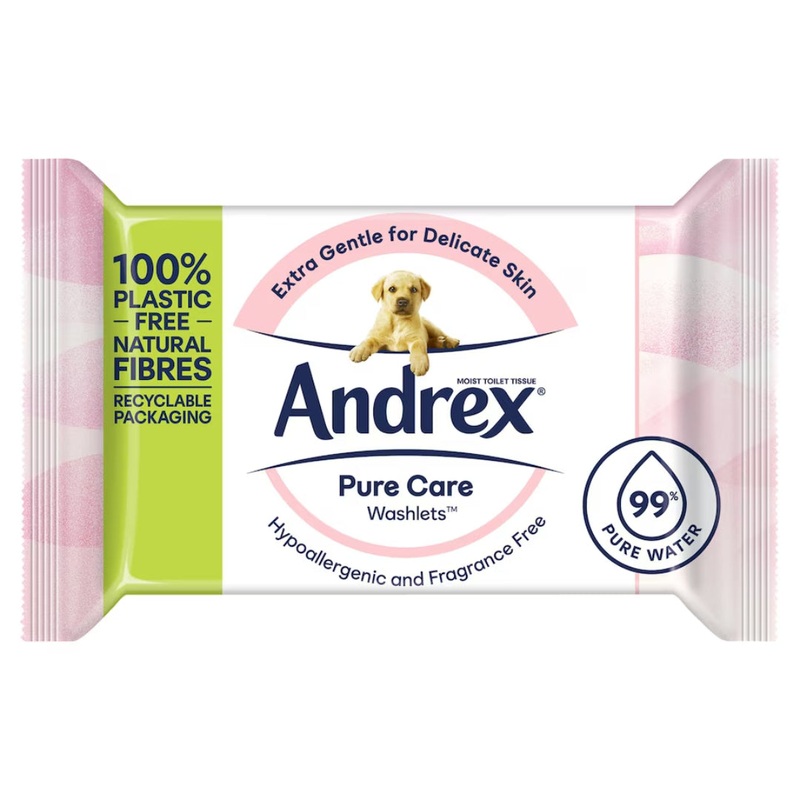 Andrex Washlets 36s  Wet Toilet Tissue