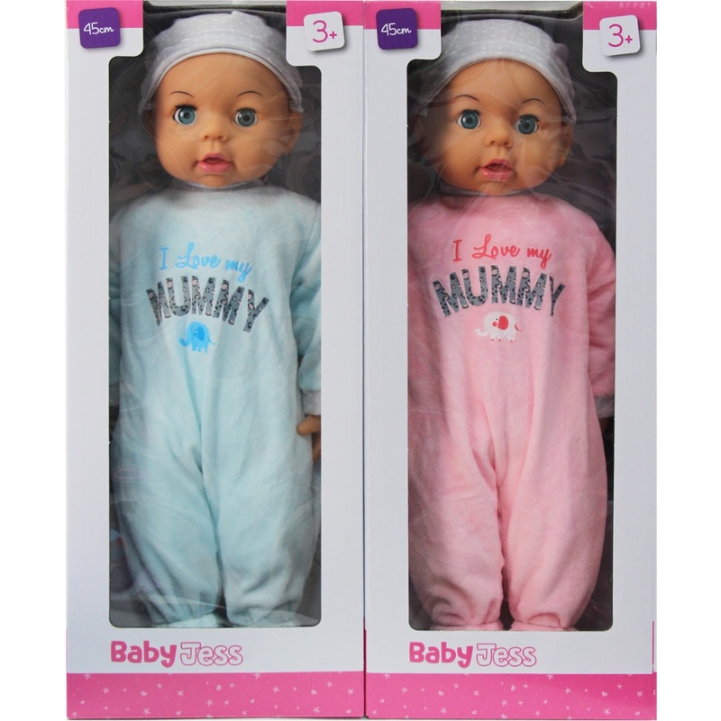 Baby Jess Doll 45cm  Large Soft Baby Doll for Kids