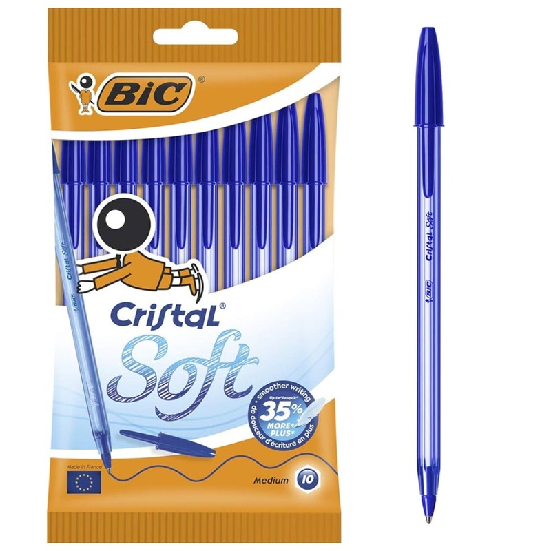BIC 10-Pack Blue Cristal Ballpens