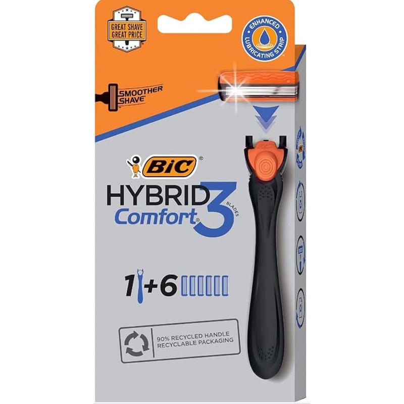 BIC 3 Hybrid Shaver 1+6 Pack