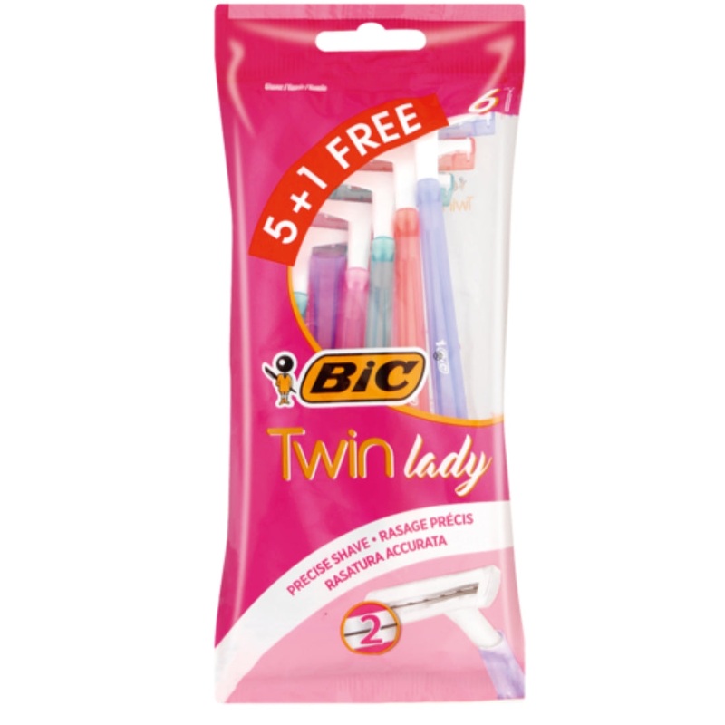 BIC Twin Lady Razors 5+1 Pack