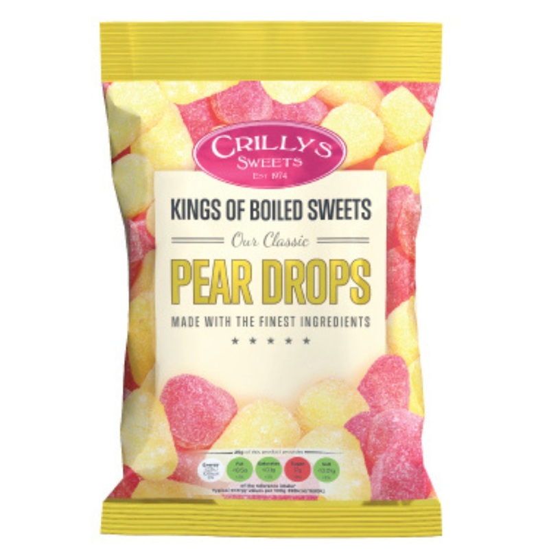 Crillys Pear Drops 150g