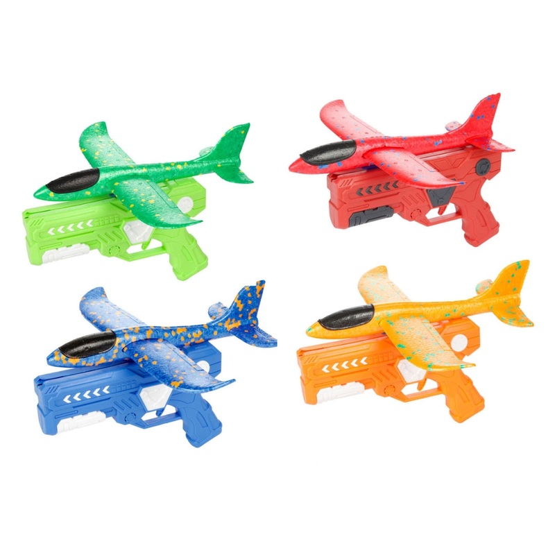 Play Out Foam Plane with Pistol Launcher  24cm