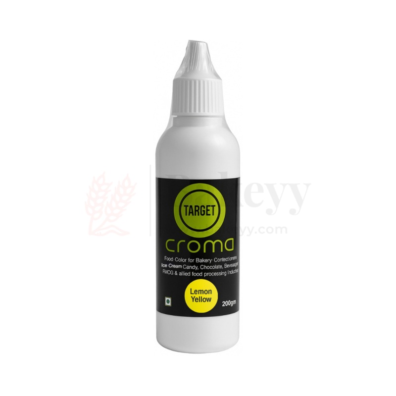 Target Croma Food Colour  Egg Yellow | 200gm Bottle