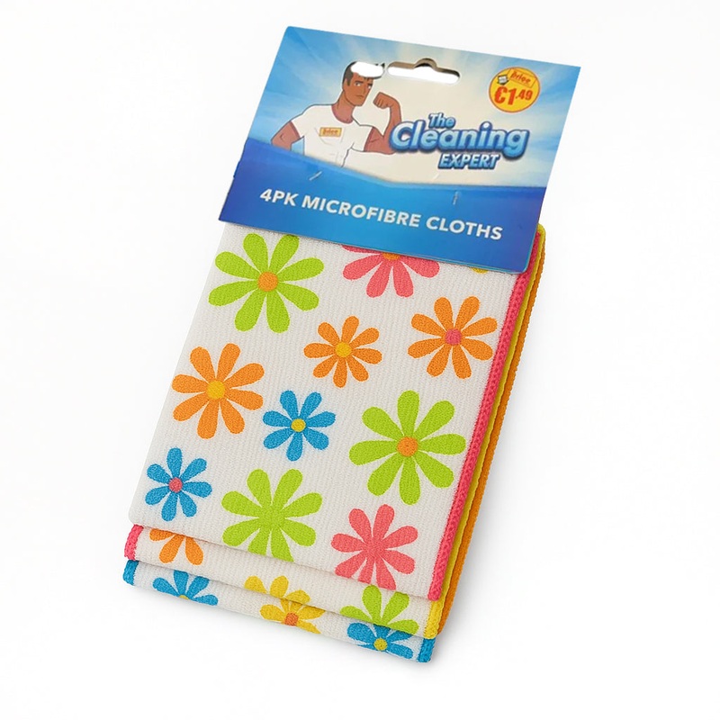 4-Pack Microfiber Cloths