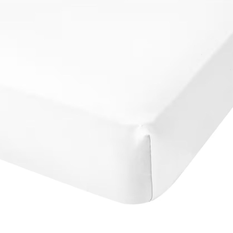 Double White Fitted Sheet