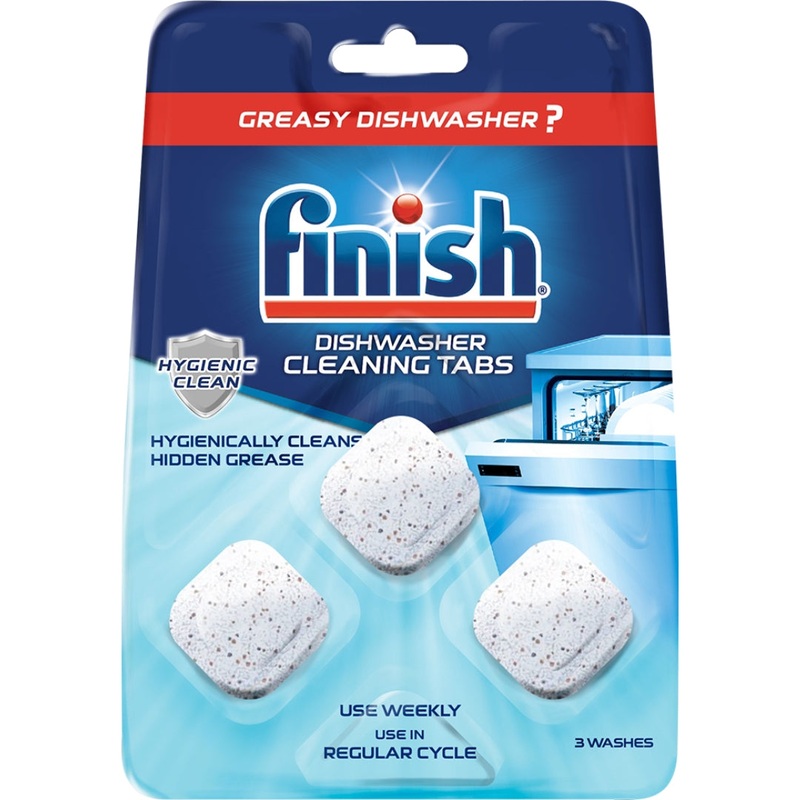 Finish Dishwasher Cleaner Tabs - 3 Pack