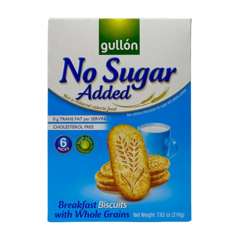 Gullon Break Bar No Added Sugar 216G