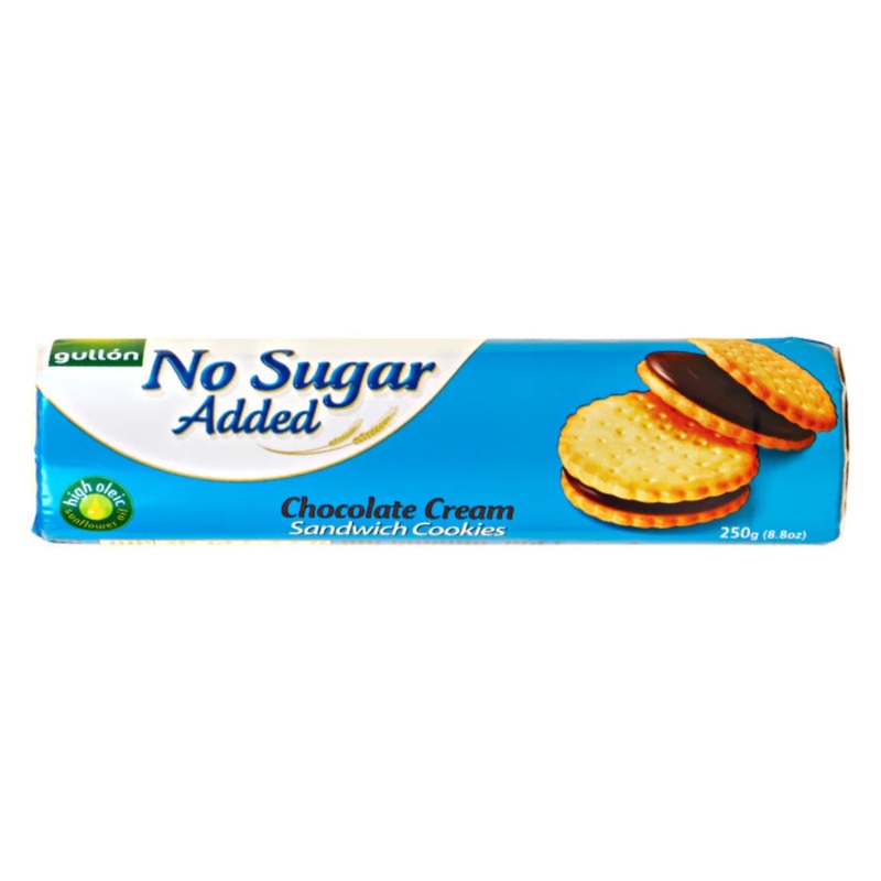 Gullon No Added Sugar Chocolate Sandwich Biscuits 250G