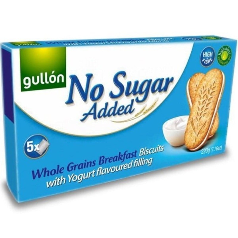 Gullon No Added Sugar Yogurt Bars 220G