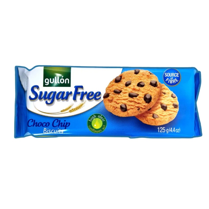 Gullon Sugar-Free Choco Chip Cookies 125G