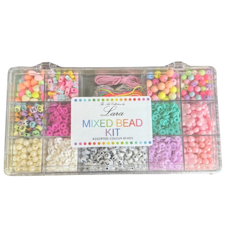 Lara Mixed Bead Kit  Craft Set