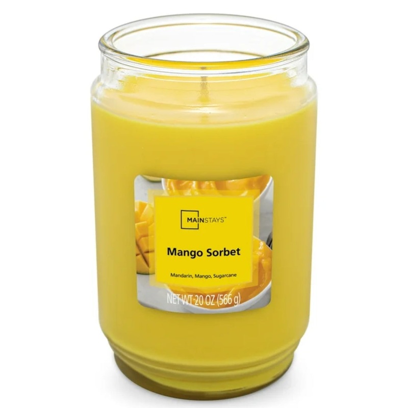 Mainstays Mango Sorbet Scented Candle