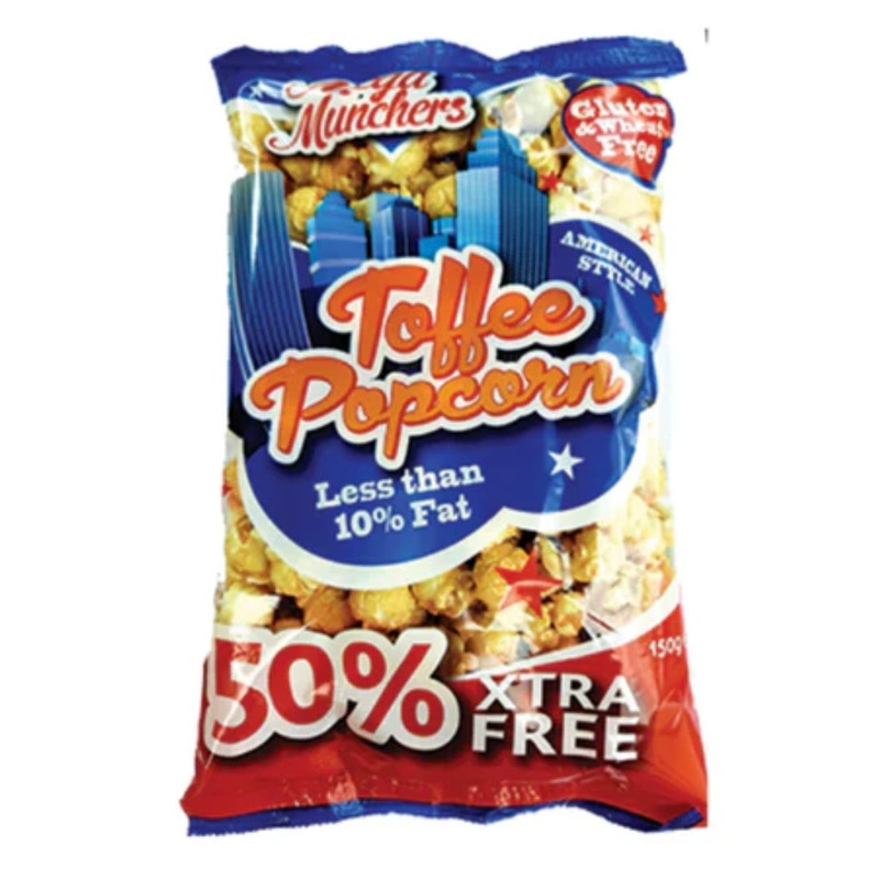 Mega Munchers Toffee Popcorn 150g