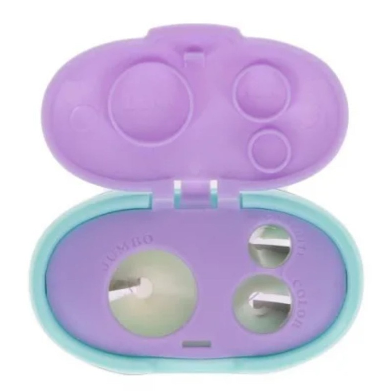 Pastel 3-Hole Sharpener Assorted