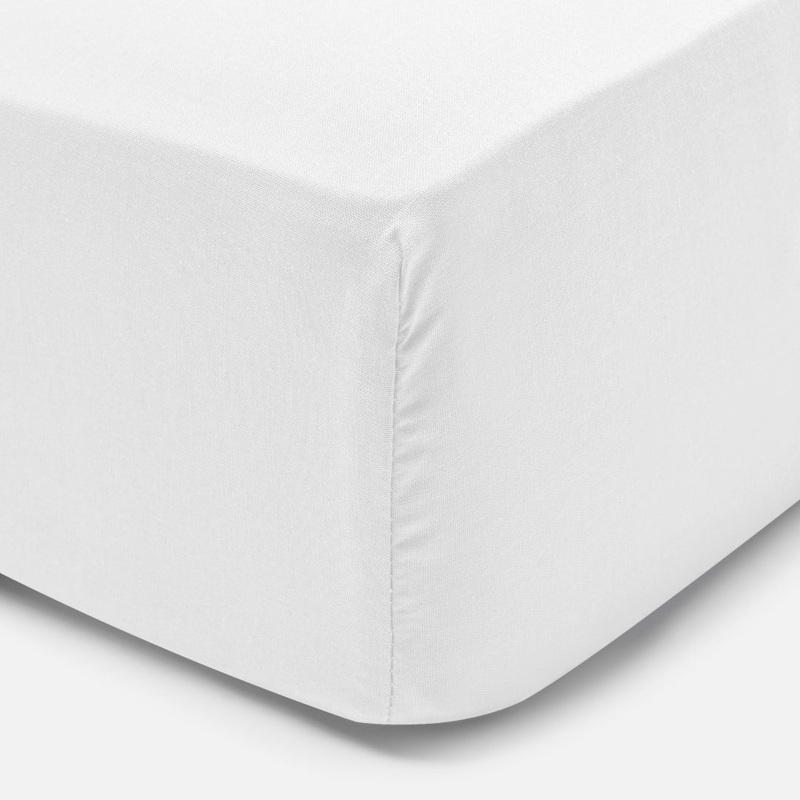Single White Fitted Sheet