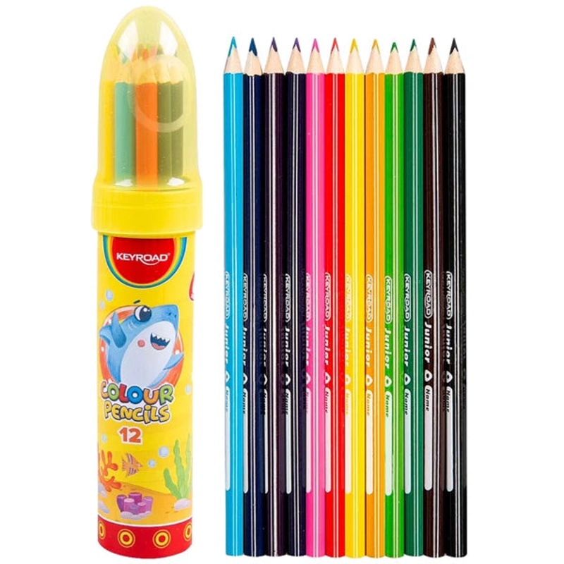 12-Pack Triangle Coloring Pencils in Tube